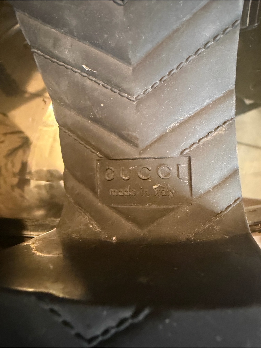 Gucci Black Logo Mule Sandals - Picture 9 of 9